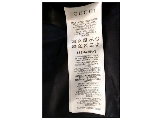 Gucci Navy Wool Jacket - view 8