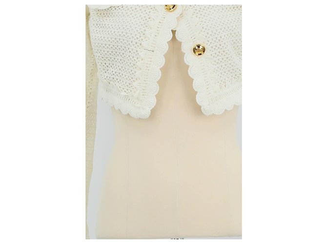 Giambattista Valli Giacca di cotone bianca Bianco - vista 3
