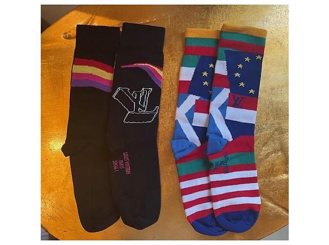 RARE Louis Vuitton LV archives socks set Virgil Abloh Multiple colors - view 2