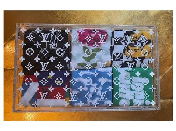 RARE Louis Vuitton LV archives socks set Virgil Abloh Multiple colors - view 6