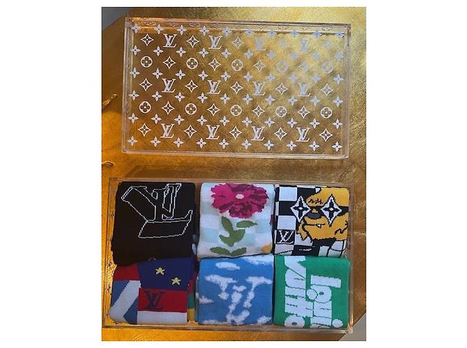 RARE Louis Vuitton LV archives socks set Virgil Abloh Multiple colors - view 7