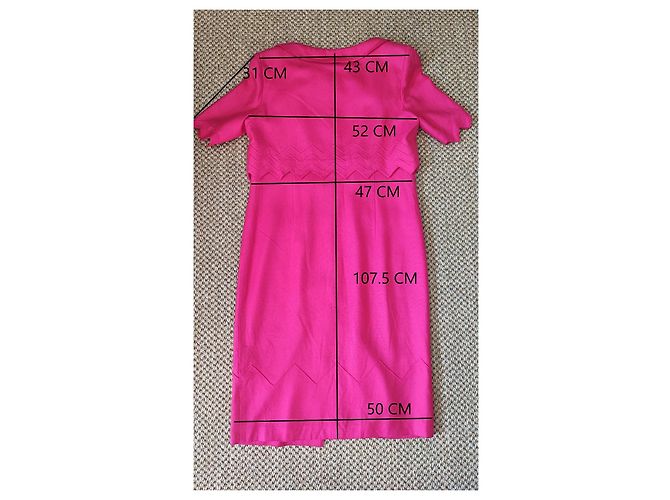 Louis Féraud Kleid Fuchsia aus Viskose Fuschia - Ansicht 13