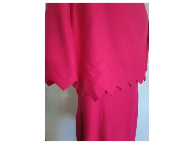 Louis Féraud Kleid Fuchsia aus Viskose Fuschia - Ansicht 6