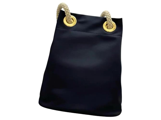 Borsa a secchiello piccola in Re-Nylon di Prada Mariner Nero - vista 7