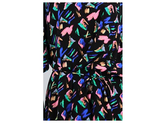 Louis Vuitton Abito in seta nera Nero - vista 3