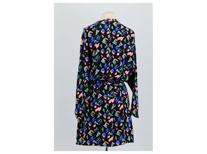 Louis Vuitton Abito in seta nera Nero - vista 6