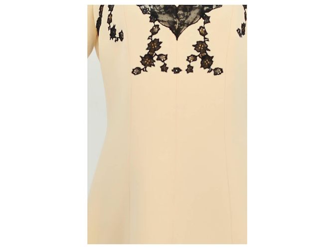 Louis Vuitton Beigefarbenes Wollkleid - Ansicht 3