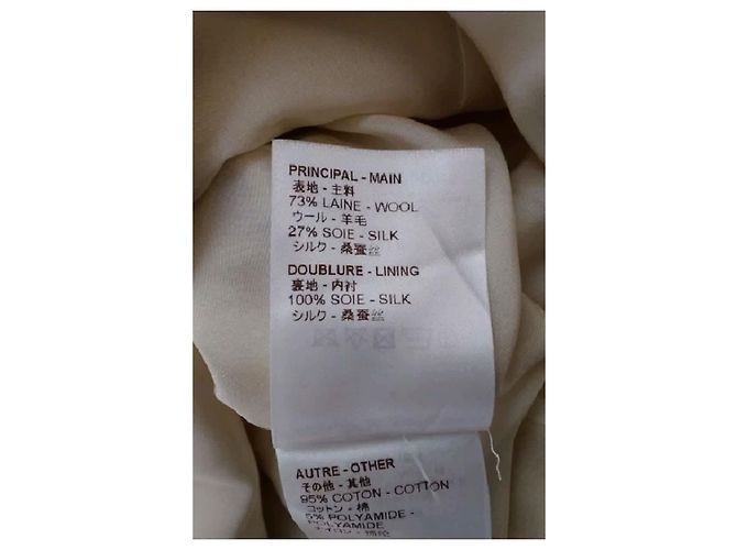 Louis Vuitton Beigefarbenes Wollkleid - Ansicht 8