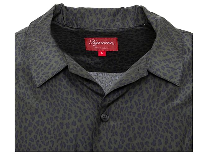 Supreme Camicia in seta leopardata suprema Multicolore - vista 3