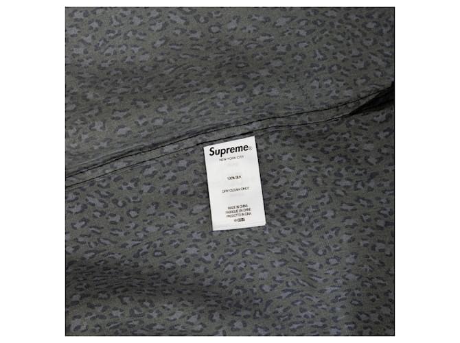 Supreme Camicia in seta leopardata suprema Multicolore - vista 9