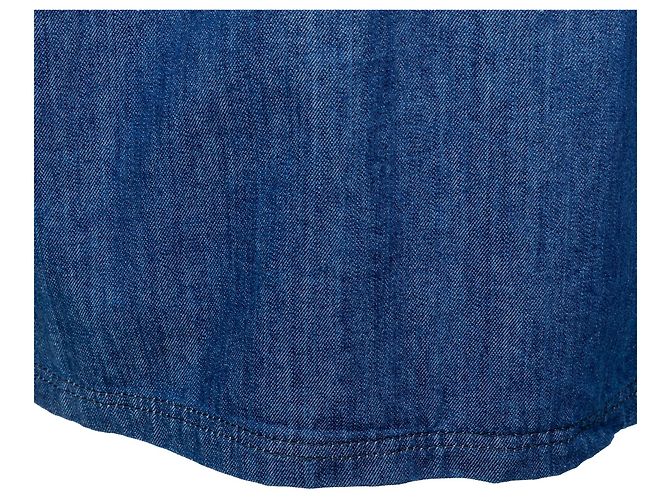 Autre Marque Polo Sunnei in denim blu a maniche corte - vista 11