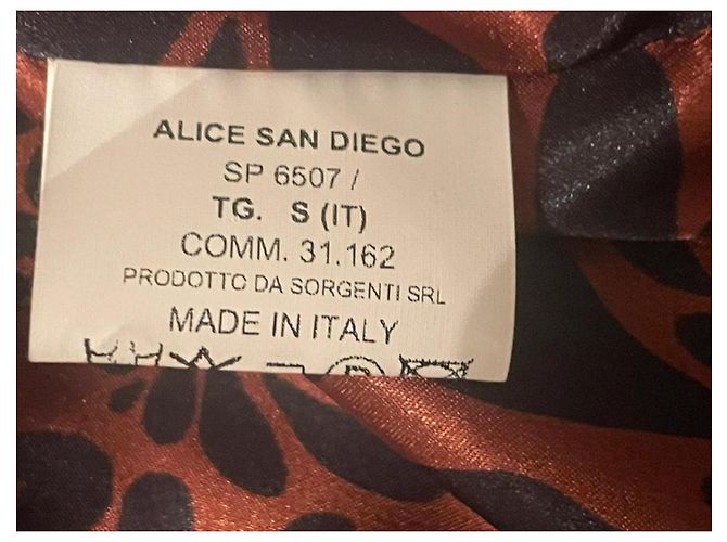 Autre Marque Espléndido blazer bronce ALICE SAN DIEGO Talla S nuevo - vista 11