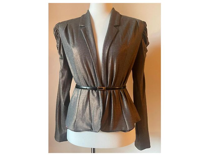 Autre Marque Espléndido blazer bronce ALICE SAN DIEGO Talla S nuevo - vista 12