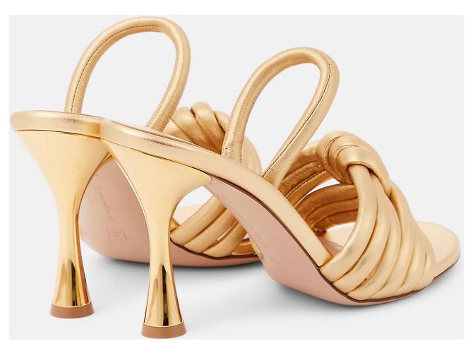 gianvito rossi new sandals D'oro - vista 3