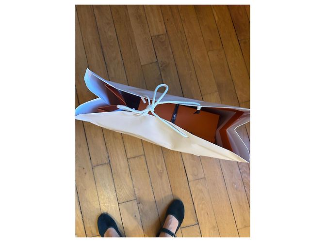 Borsa a mano Hermès Little Arch in pelle taupe - vista 18