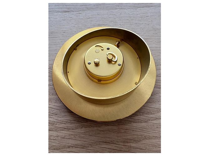 Relógio de mesa Jaeger Lecoultre Ouro/lata Dourado - vista 3