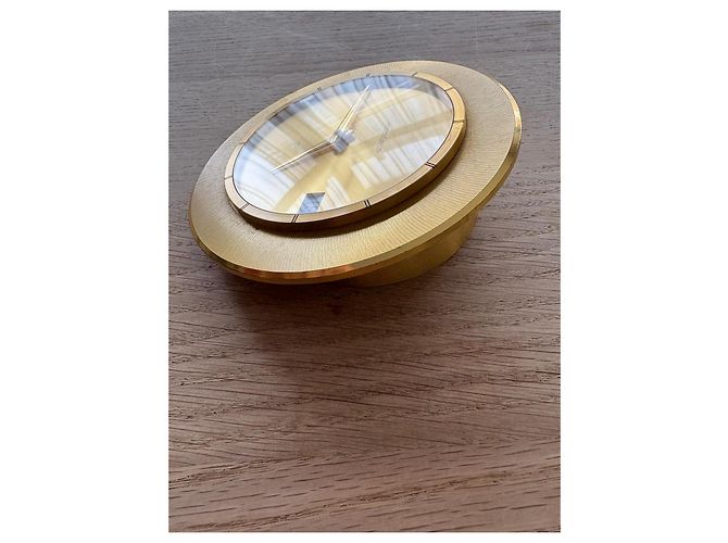 Relógio de mesa Jaeger Lecoultre Ouro/lata Dourado - vista 4