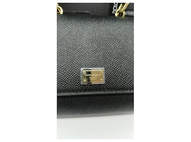 Borsa Dolce & Gabbana Sicily nera Nero - vista 3