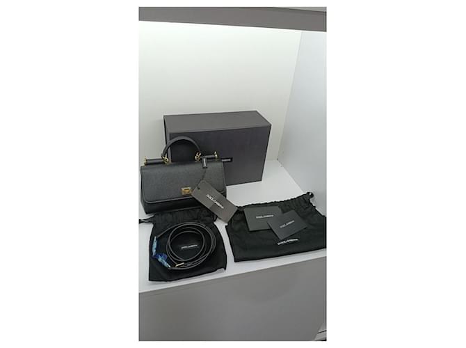 Borsa Dolce & Gabbana Sicily nera Nero - vista 7