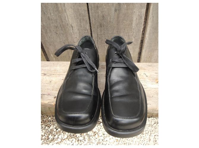 Derby Gucci in pelle nera Nero - vista 5