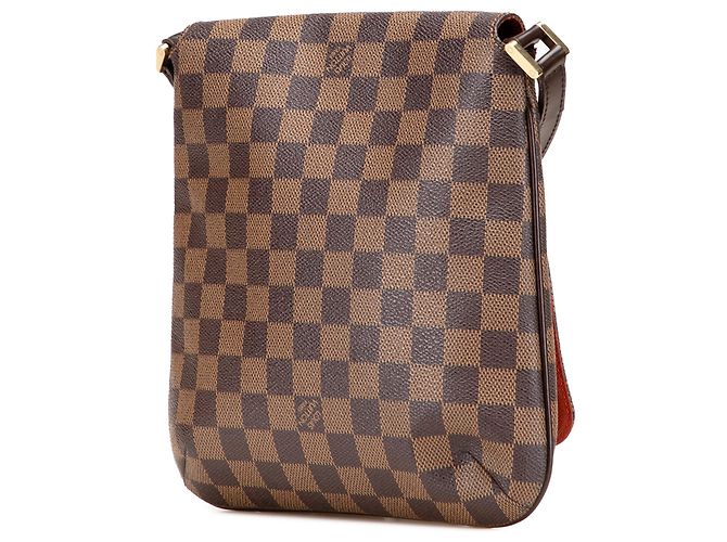 Louis Vuitton Musette Salsa in Damier Ebène marrone con tracolla lunga - vista 2