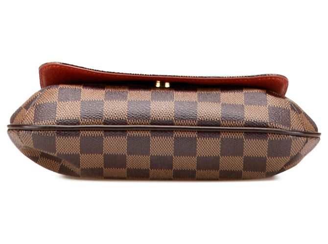 Louis Vuitton Musette Salsa in Damier Ebène marrone con tracolla lunga - vista 3