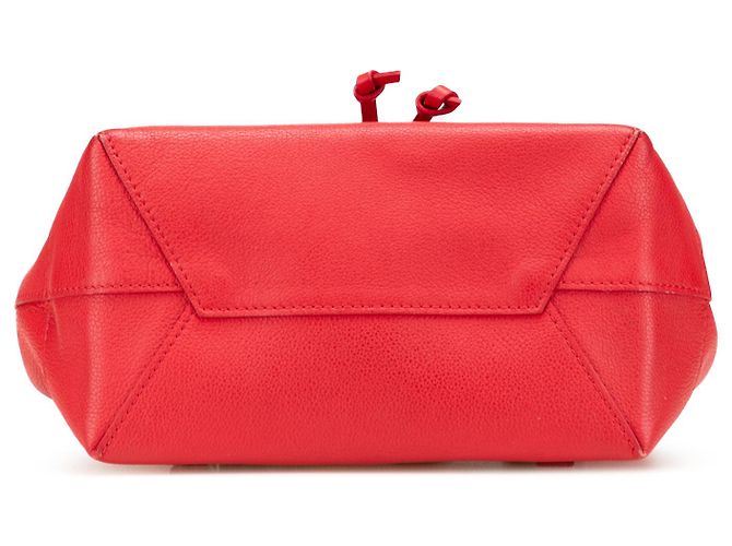 Zaino Lockme in taurillon rosso Louis Vuitton - vista 3