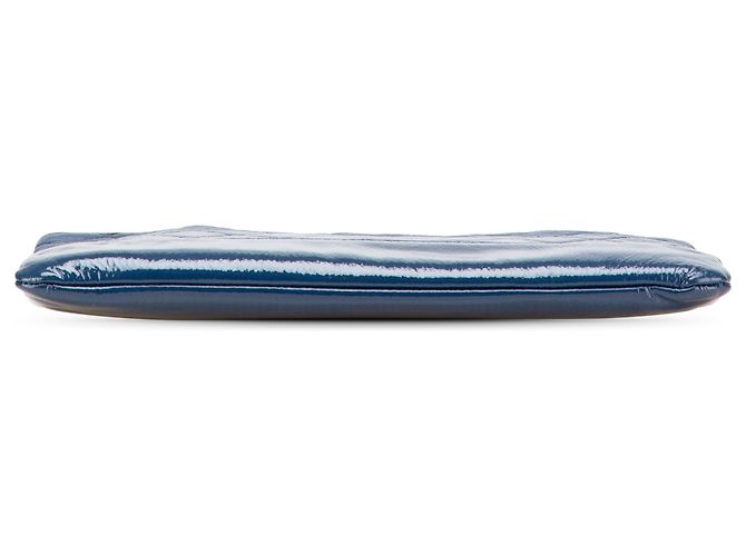Chanel Blu Medio Pelle di Vitello Invecchiata Gabrielle O Clutch - vista 3