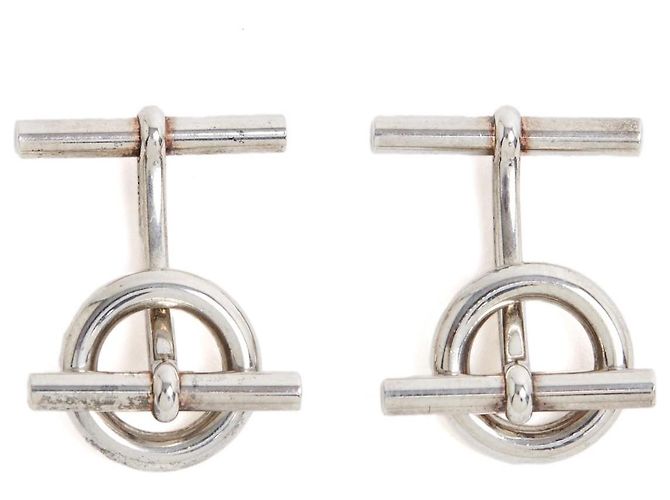 Gemelli in Argento Sterling Chaine d'Ancre di Hermès Hermès Esaurito - vista 2