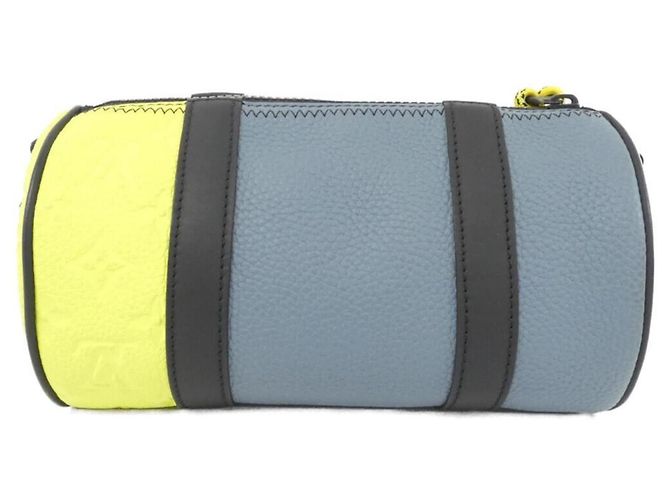 Borsa a Spalla Louis Vuitton Day Break Polochon M59927 Grigio Giallo - vista 2