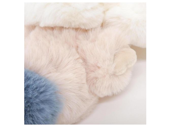 Doudou Vivienne en peluche Louis Vuitton Blanc Bleu Beige - vue 5