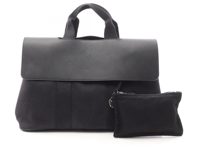 Hermès Borsa Hermes Valparaiso MM Nero - vista 2