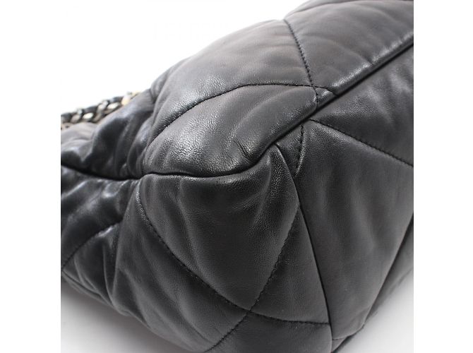 Borsa Tote Matelassé Chanel 19 Nero - vista 7