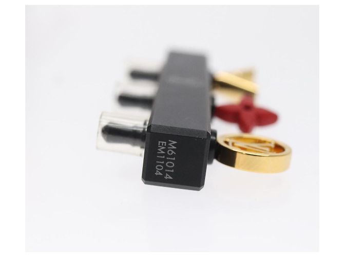 LOUIS VUITTON Conector de auriculares metal Oro M61014 LV Auth BD2256 Dorado - vista 10