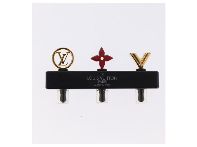 LOUIS VUITTON Conector de auriculares metal Oro M61014 LV Auth BD2256 Dorado - vista 2