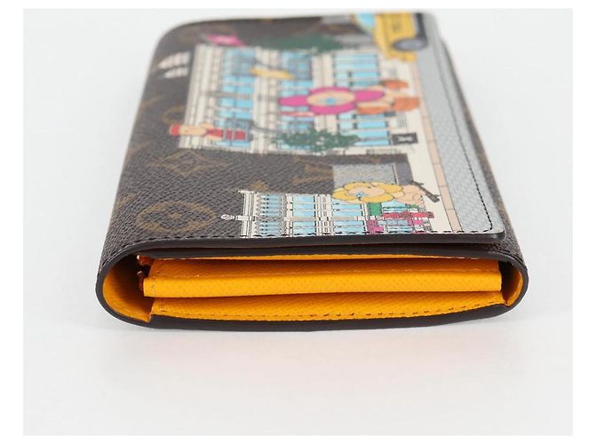 LOUIS VUITTON Monogram Vivienne Portefeuille Sarah Wallet M81608 LV Auth 124715M - vista 3