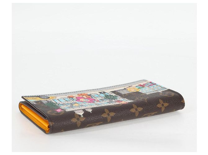 LOUIS VUITTON Monogram Vivienne Portefeuille Sarah Wallet M81608 LV Auth 124715M - vista 5