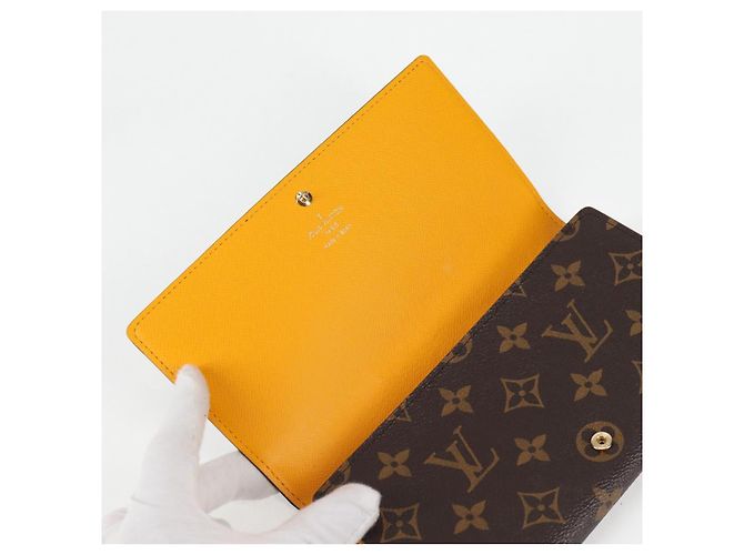 LOUIS VUITTON Monogram Vivienne Portefeuille Sarah Wallet M81608 LV Auth 124715M - vista 7
