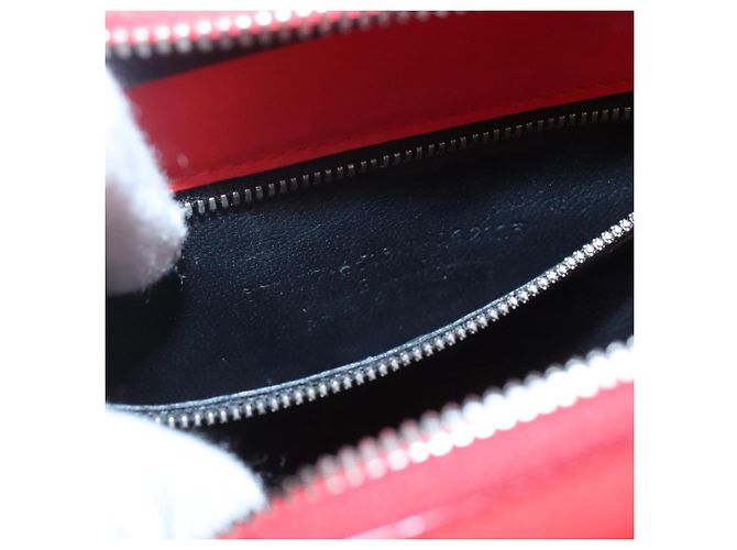 Borsa a mano in pelle BALENCIAGA Cable Shopper S 2way Rossa Argento 371177 Auth BD2212 Rosso - vista 12