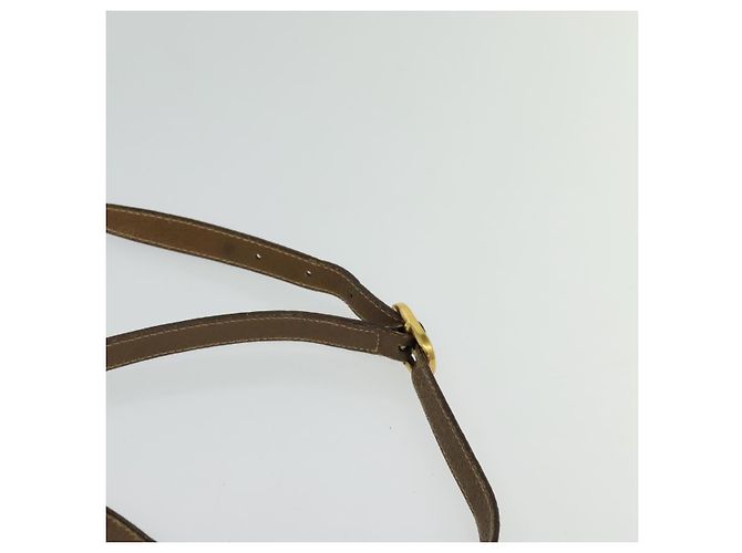 GUCCI GG Supreme Web Sherry Line Borsa a Spalla PVC Beige 56 02 032 Auth BD2176 D'oro - vista 8