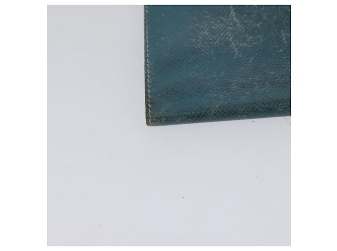 Hermès HERMES Billetera Larga de Cuero Azul Auth bs26436 - vista 10