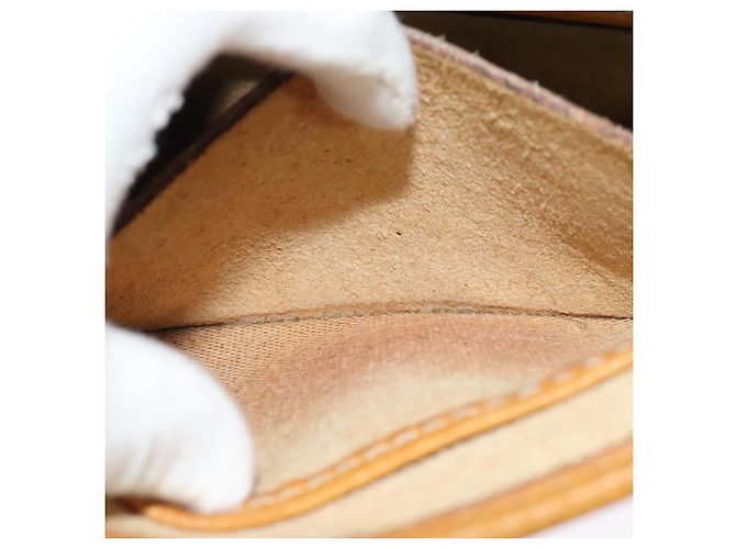 Céline Borsa a mano CELINE in pelle 2 vie gialla Auth 124515 Giallo - vista 11