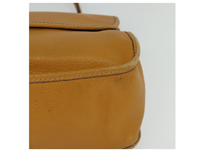Céline Borsa a mano CELINE in pelle 2 vie gialla Auth 124515 Giallo - vista 15