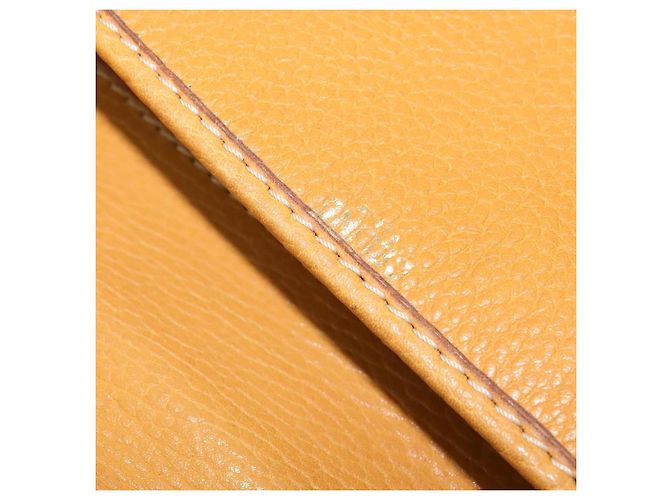 Céline Borsa a mano CELINE in pelle 2 vie gialla Auth 124515 Giallo - vista 19