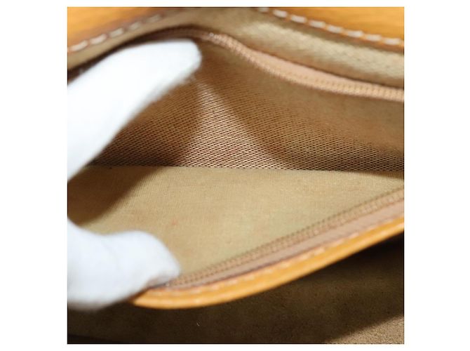 Céline Borsa a mano CELINE in pelle 2 vie gialla Auth 124515 Giallo - vista 22