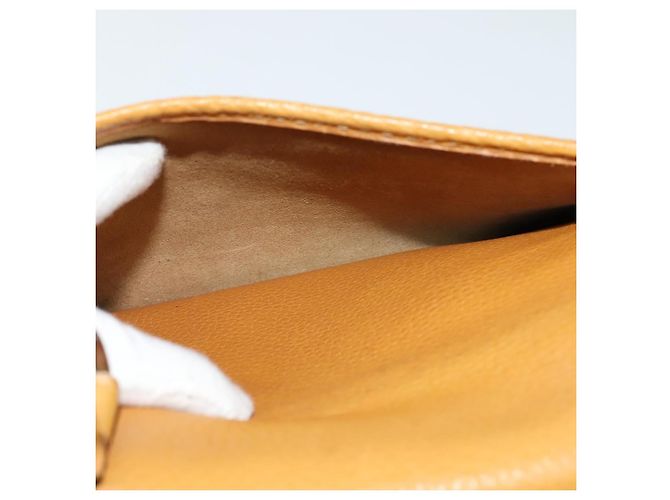Céline Borsa a mano CELINE in pelle 2 vie gialla Auth 124515 Giallo - vista 23