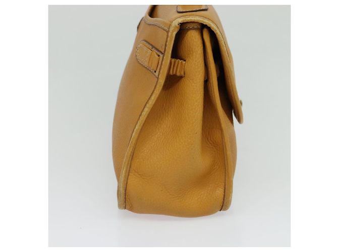 Céline Borsa a mano CELINE in pelle 2 vie gialla Auth 124515 Giallo - vista 3