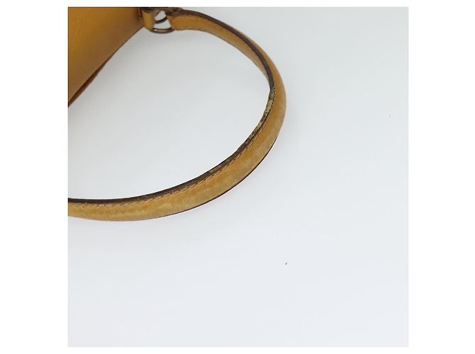 Céline Borsa a mano CELINE in pelle 2 vie gialla Auth 124515 Giallo - vista 7