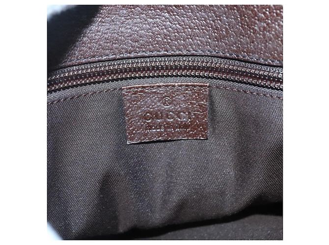 Borsa a Spalla GG Canvas GUCCI Beige Argento 114273 Auth SW829 - vista 15