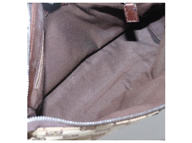 Borsa a Spalla GG Canvas GUCCI Beige Argento 114273 Auth SW829 - vista 16